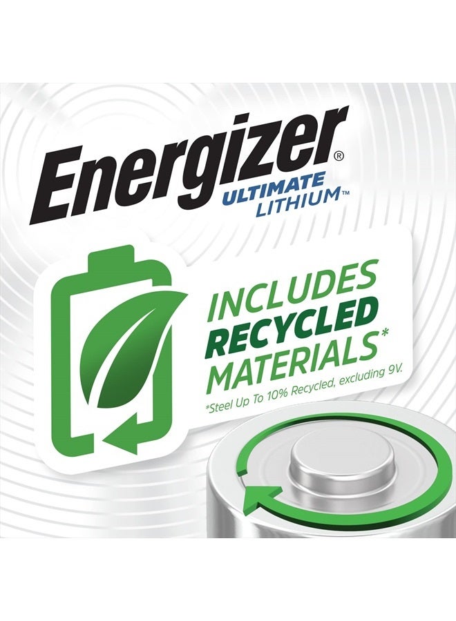 Energizer AA Lithium Batteries, World's Longest Lasting Double A Battery, Ultimate Lithium (8 Battery Count) - Image 4