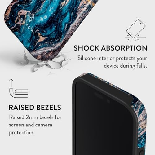 BURGA Unisex Phone Case for iPhone 16 ProMax – Dual-Layer Hybrid Design with Shock-Absorbing TPU & Durable Exterior, Scratch-Resistant Finish and Raised Bezel Edge for Screen Protection & Daily Use - Image 4