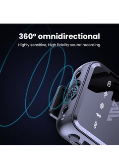 TNW Wireless Microphone for DSLR Camera (2TX +1RX), TNW N9 Wireless Lapel Mic with One-click Noise Reduction, 50M, Compact Mic System for iPhone/Android,Vlog,Podcast,Streaming,Video Recording,Interview  - Image 4