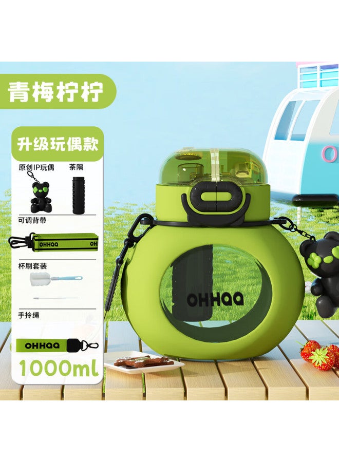 Ohhaa Children'S Large Belly Cup With Large Capacity Tritan, Suitable For Hot Water, Boys And Girls Students, Straw Gift, Sports Water Bottle - Image 1