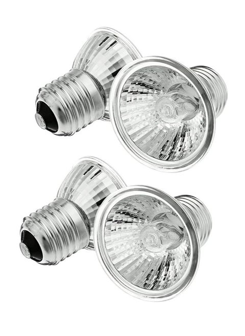 4-Pack 75W UVA+UVB Bulbs，Reptile Heat Lamp Bulb Sun Light Lamp for Bearde Turtle and More