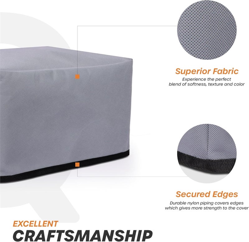 Cranique Dust Proof Printer Cover for HP Smart Tank All-in-One 580 / 581 / 585 (Grey) - Image 3