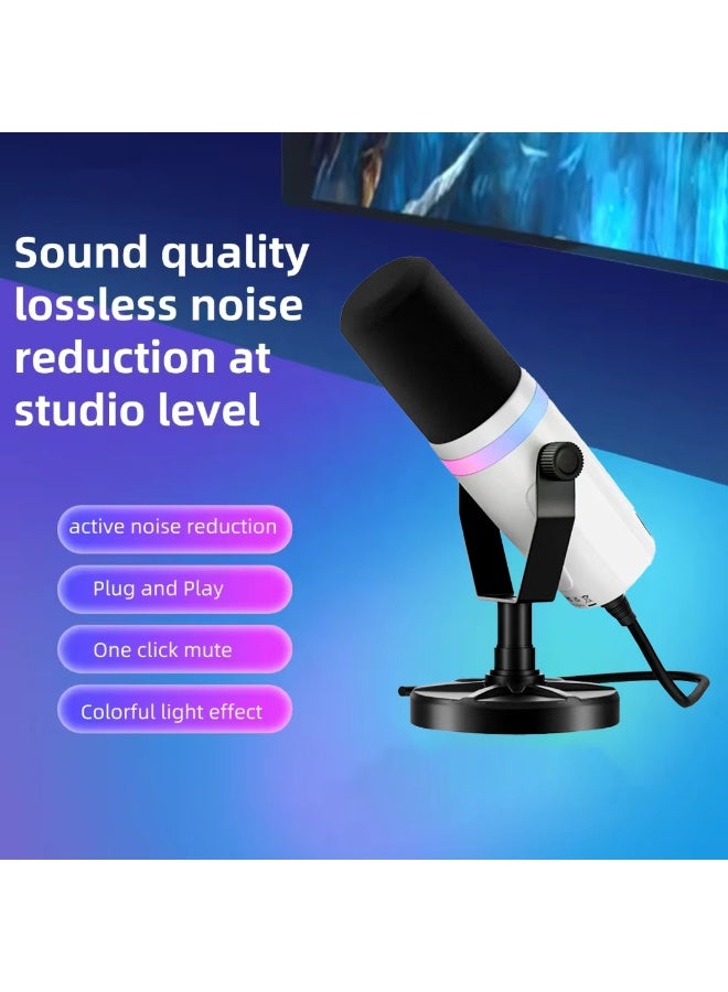 Joshberg XLR/USB Microphone for Streaming, Gaming, Recording, Podcasting on PC, Twitch, YouTube with Headphones Jack and Gain Control - Image 4