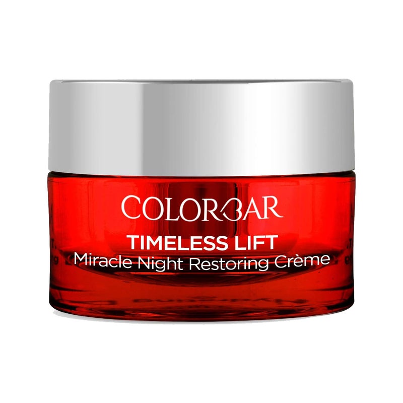 Colorbar Timeless Lift Miracle Night Restoring CrÃ¨me - Face Moisturizer for Women - Anti-Ageing Night Cream for Face with VitaLift Complex - 0.88 oz - Image 1