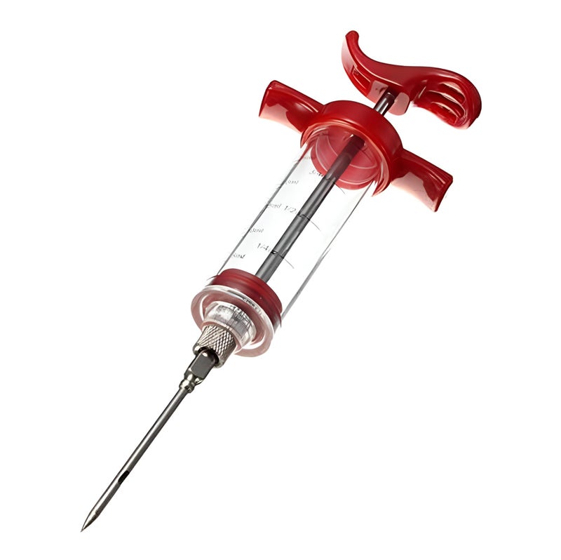 40ml Flavor Injection Tool with Colorful Nozzles for Even Seasoning of Chicken, Lamb, and Pork - Image 1
