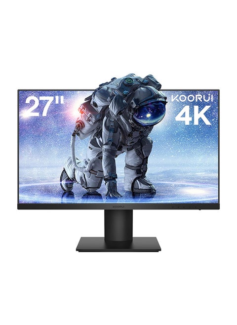 27 inch 4K Monitor UHD Gaming Monitor, IPS with VESA, AdaptiveSync, HDR10, 90% DCI-P3, HDMI, DisplayPort Computer Monitor, Black, N07
