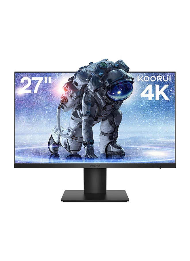 KOORUI - 27 inch 4K Monitor UHD Gaming Monitor, IPS with VESA, AdaptiveSync, HDR10, 90% DCI-P3, HDMI, DisplayPort Computer Monitor, Black, N07 - Image 1