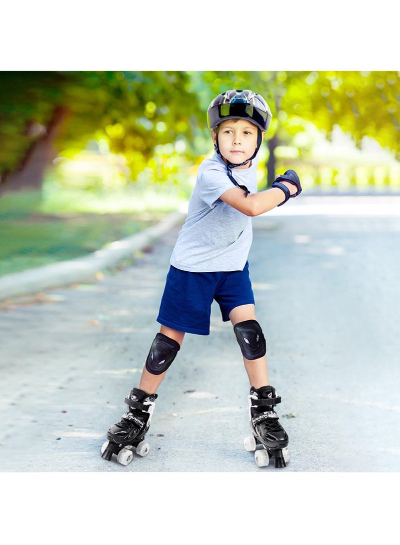 MONOGUE Kids Roller Skates Adjustable Size Roller Skates with Light-Up Wheels Skates for Toddler Kids & Beginners Perfect for Indoor&Outdoor Skating - Image 5