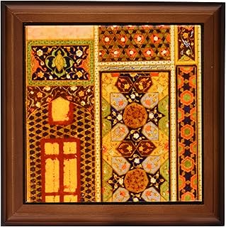 3DROSE 3dRose ft_162526_1 Arabian Style Multicolor Abstract Pattern Colorful Turkish Moroccan Islamic Islam Muslim Vintage Art - Image 1
