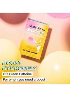 Vitamasques Energy Patches, Boostme Wellness Hydrogel Patch (3-Pack) - B12 Vitamin Patches For Women & Men, Focus Patches For Adults - Cruelty-Free, Gluten-Free, & Filler-Free Caffeine Patches  - Image 2