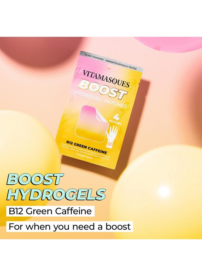 Vitamasques Energy Patches, Boostme Wellness Hydrogel Patch (3-Pack) - B12 Vitamin Patches For Women & Men, Focus Patches For Adults - Cruelty-Free, Gluten-Free, & Filler-Free Caffeine Patches - Image 2