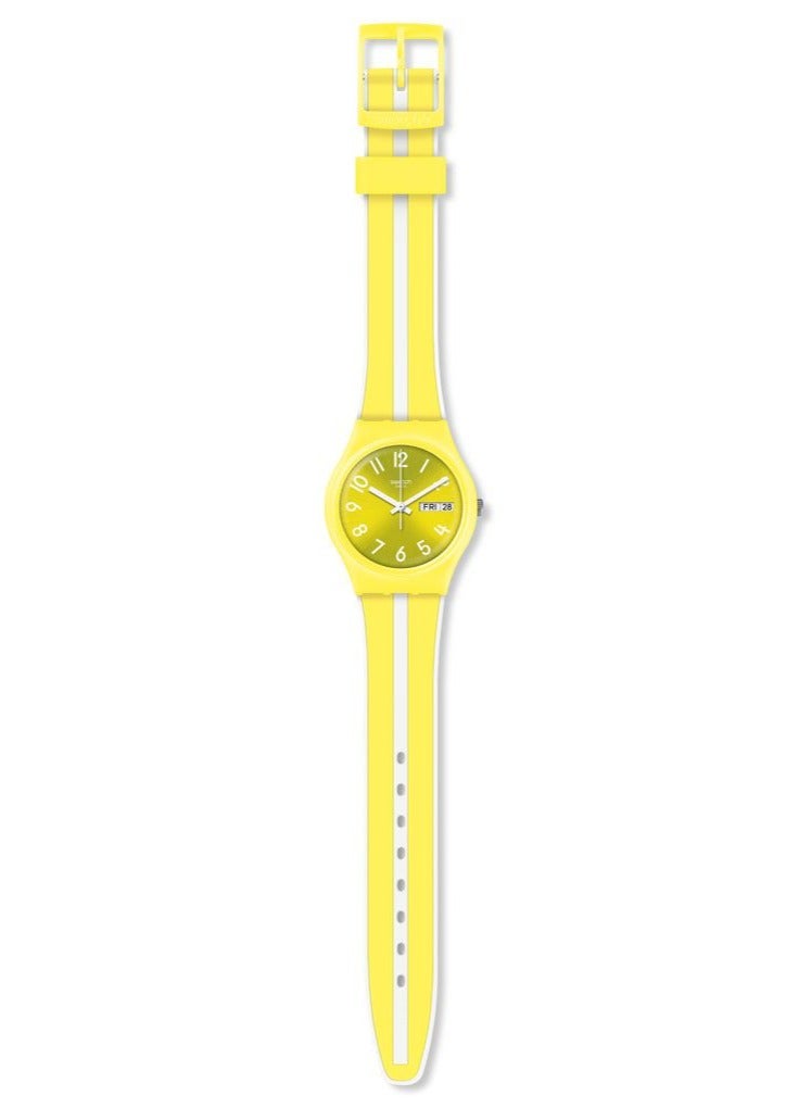 Swatch Unisex Lemoncello Quartz Movement Water Resistant Wrist Watch - 34 Mm - Image 2