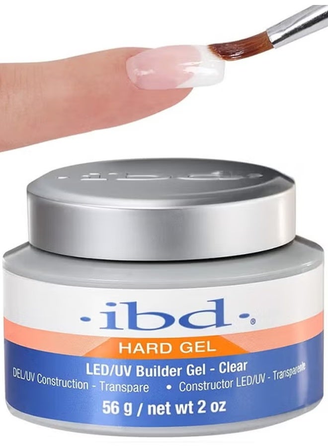 IBD LED/UV Gels Builder Gel Clear, 2 oz - Image 4