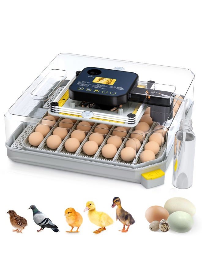 Besly 48 Egg Incubator for Hatching with Automatic Egg Turning and Humidity Control, Egg Candler, Poultry Egg Incubator for Chicken, Ducks, Goose, Pigeon, Quail, ideal for Farm, Classroom, Home - Image 1