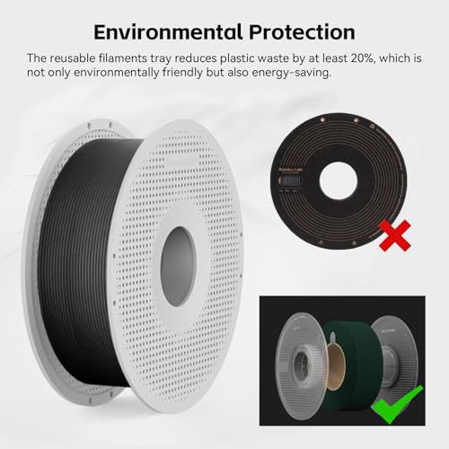UniTak3D Original AMS Detachable Filament Tray Compatible with Bambu Lab 3D Printer,Reusable Filament Reel Holder Fits PLA, PETG, ABS Filament Spool for Bambulab A1/A1 Mini,Support Low-Temp Environment ≤ 70°C - Image 4
