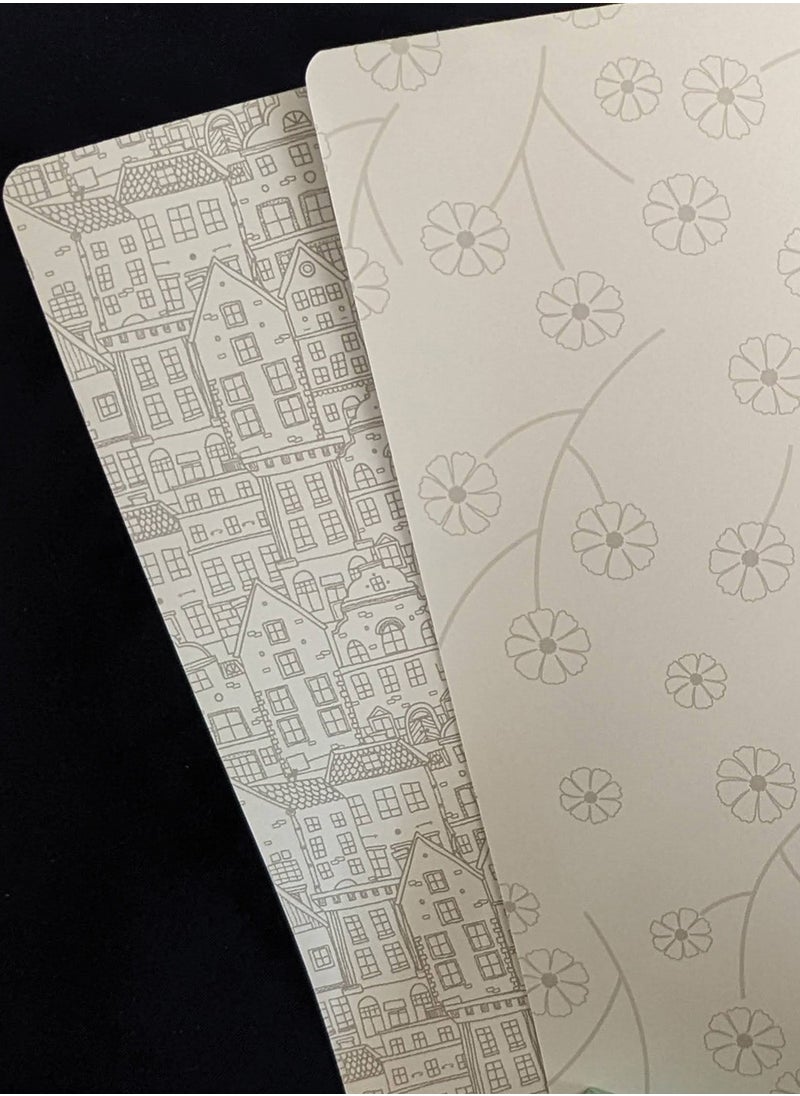 Dxign Co - Personalised A5 Notebook, Diva Dahlia, 72 Pages