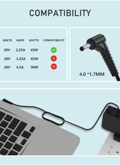 XICEN 65W AC Charger Fit for Lenovo ADLX65CCGK2A ADLX65CDGK2A ADLX65CLGK2A GX20K16006 Chromebook N22 N23 N42 Laptop Power Supply Adapter Cord  - Image 3