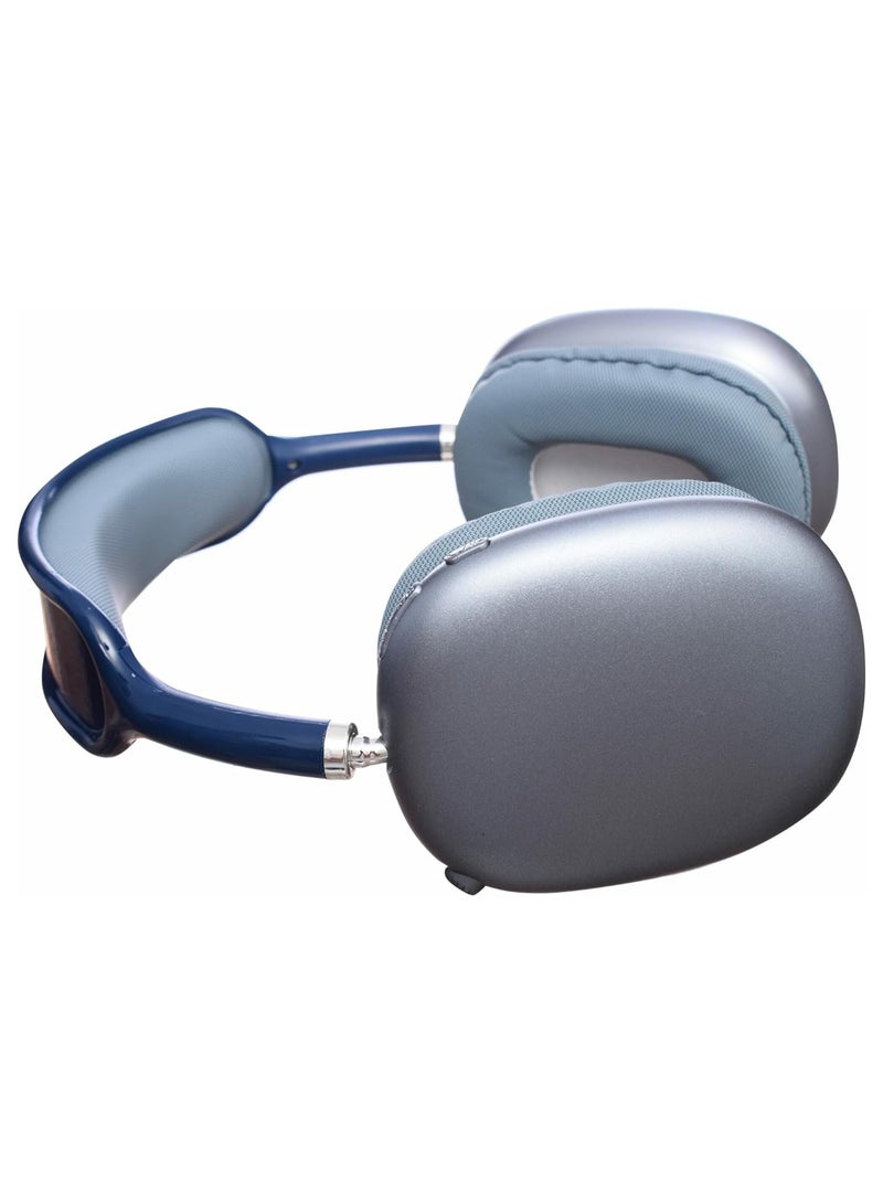 P9 Bluetooth Wireless Headset Over-Ear Headphone With Mic Blue - Image 2
