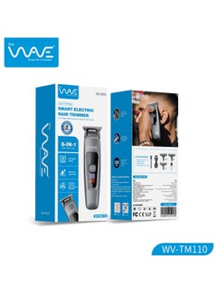 Wave All-in-One Trimmer WV-TM110 Smart Electric Hair trimmer, Hair clipper, Fixed length comb 1 mm x2, Lubricating oil, Fixed length comb 2mm x2 and 3mm x1, Cleaning brush, Power cord Japan Technology  - Image 2