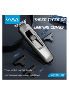 Wave All-in-One Trimmer WV-TM110 Smart Electric Hair trimmer, Hair clipper, Fixed length comb 1 mm x2, Lubricating oil, Fixed length comb 2mm x2 and 3mm x1, Cleaning brush, Power cord Japan Technology  - Image 4
