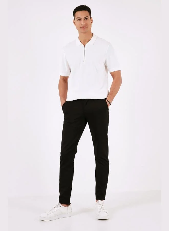 Buratti  Buratti Cotton Regular Fit Half Zipper 3-Pack Polo Collar T-Shirt Men's Polo Collar T-Shirt 5902434S3 for Men | Best Price UAE