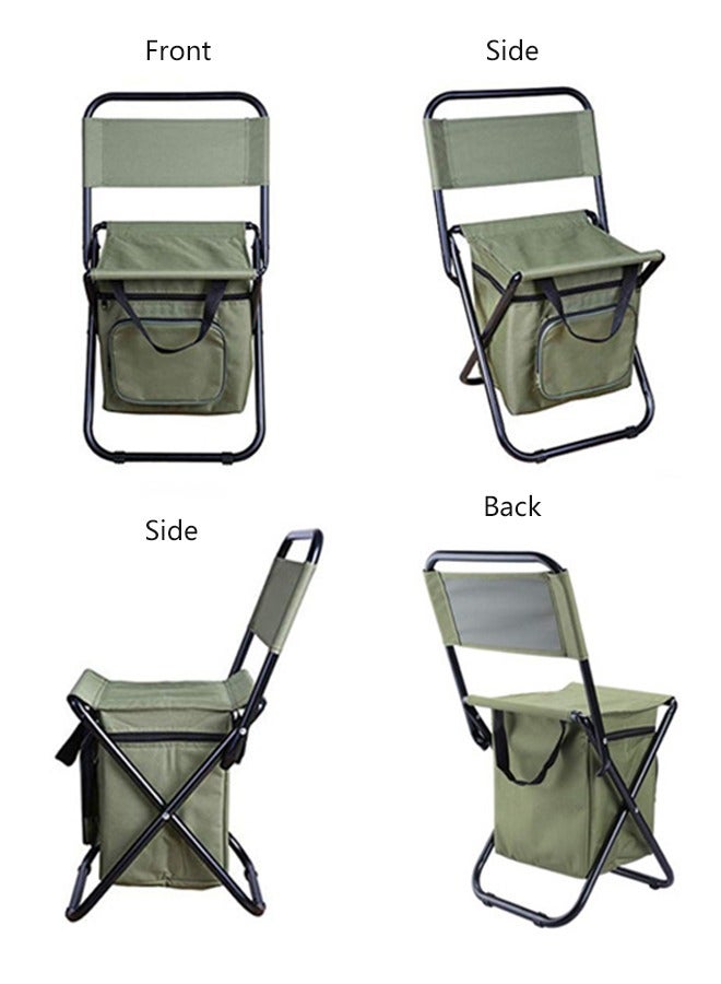 Generic Backpack Cooler Chair Fishing Chairs with Backrest Folding Camping Stool,Fishing Stool Foldable Camping Chair - Image 5