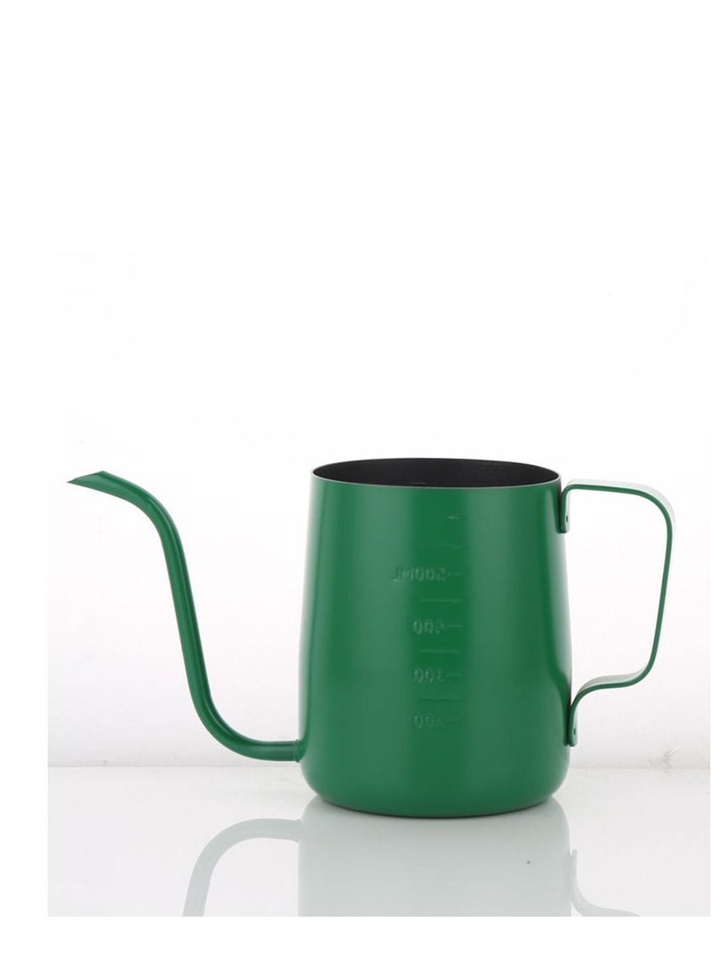 Green 12 oz 350ml Gooseneck Long Narrow Spout Coffee Teapot - Image 4