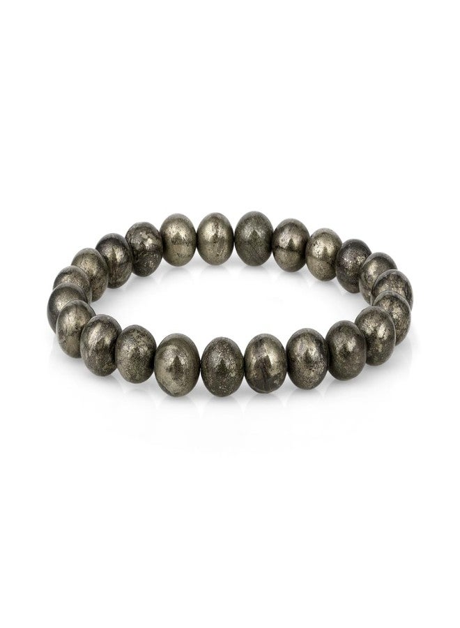 Chitshakti Raw Pyrite Bracelet | Certified Money Magnet Crystal for Wealth & Confidence | Natural Healing Stone for Men & Women - Image 1