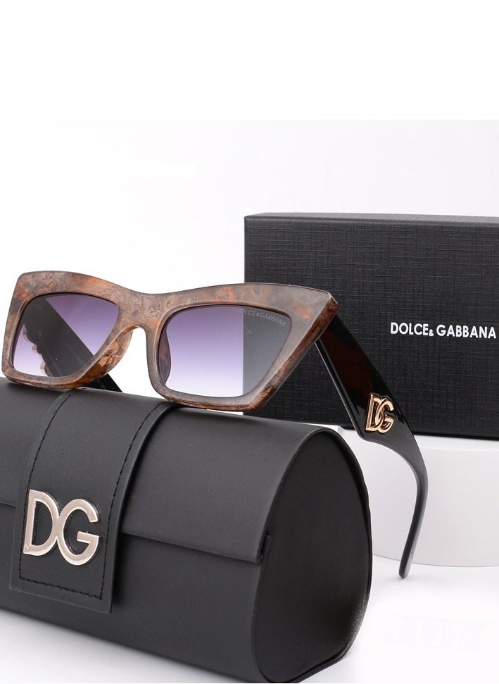 Dolce & Gabbana - Dolce & Gabbana Sunglasses DG4435/7719-Red dark pattern - Image 1