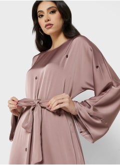 Khizana Relaxed Satin Dress  - Image 3