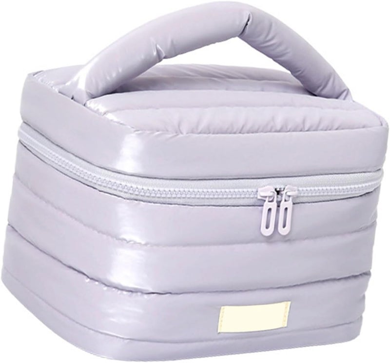 Makeup Bag For Women Large Capacity Cosmetic Pouches Toiletries Organized Storage Bags For Business Trips And Getaways - Image 1