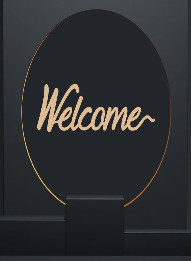 لوحة ترحيب خشبية مزخرفة من CREATCABIN، حروف خشبية غير مصقولة، منحوتة جدارية فنية مقطوعة بالليزر، قطعة ديكور معلقة، مثالية لتزيين المنازل الجديدة، الأبواب، الجدران، الغرف، الفنادق، والمتاجر، مقاس 12 × 3.5 بوصة - Image 5