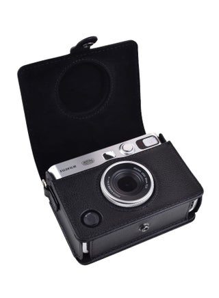 Camera Case Vintage PU Leather Protective Case for Fujifilm Fuji Instax Mini EVO Instant Camera with Removable Shoulder Strap Horizontal Black - pzsku/ZA794A0B54ECF2927A183Z/45/_/1679754970/6f672717-82fb-442c-aaec-3ce78fbb5a02