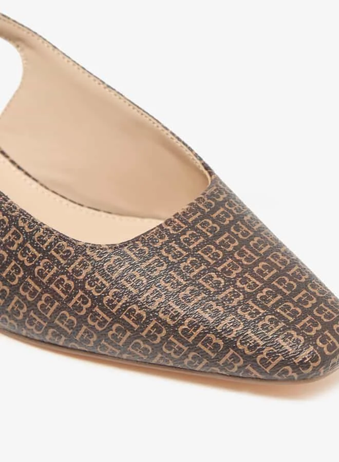فلورا بيلا من شو إكسبرس صنادل نسائية بكعب عريض بتصميم slingback