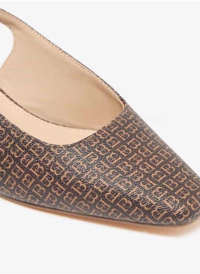 Flora Bella By Shoexpress Women Textured Slingback Mules with Block Heels  - Image 5