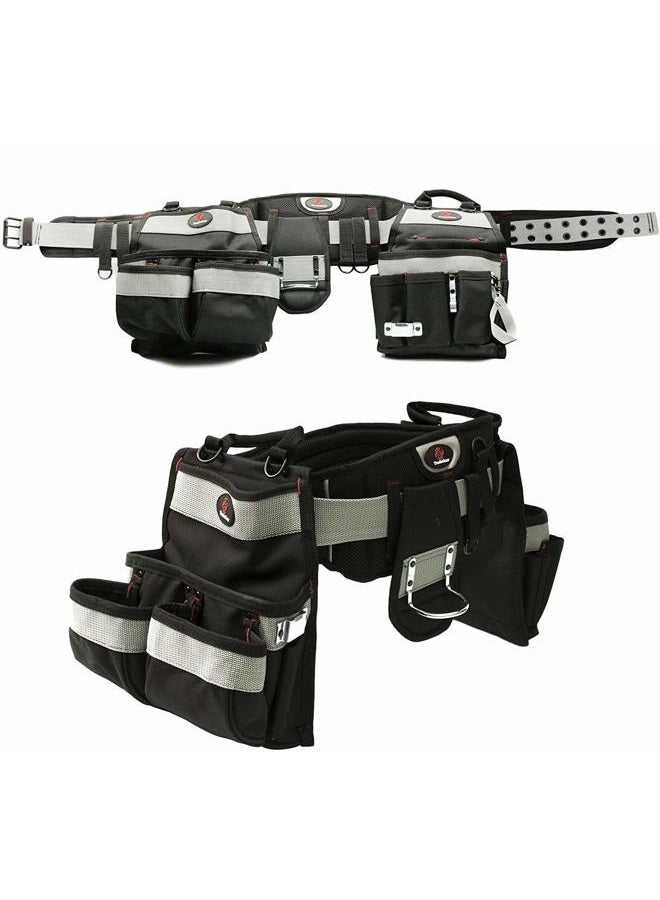 TradeGear Electrician's Belt & Bag Combo - Heavy Duty Electricians Tool Belt Designed for Maximum Comfort & Durability - Ideal for All Electricians Tools XL - 3XL SZB - Image 2