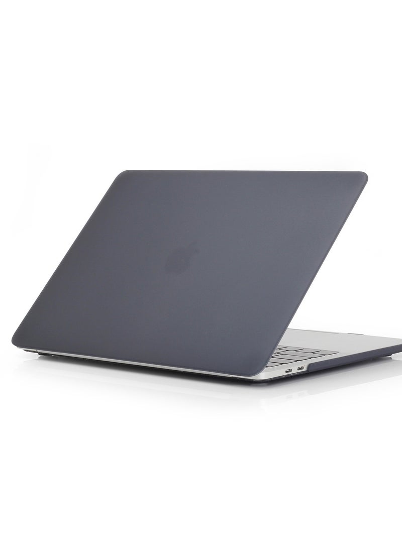matte Case for macbook new air 13" - A1932/A2179/A2337 , Hard Shell Case - Black  - Image 1