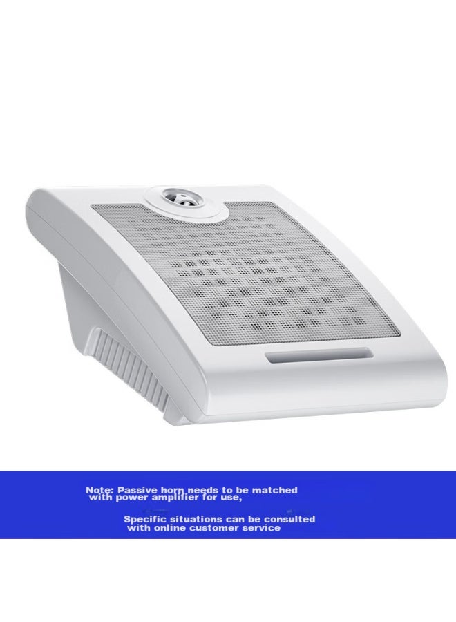 Sast A1 Speaker، نظام إذاعة عامة مثبت على الحائط، نظام إذاعة داخلية ونظام موسيقى خلفية للمطاعم، أبيض - Image 5