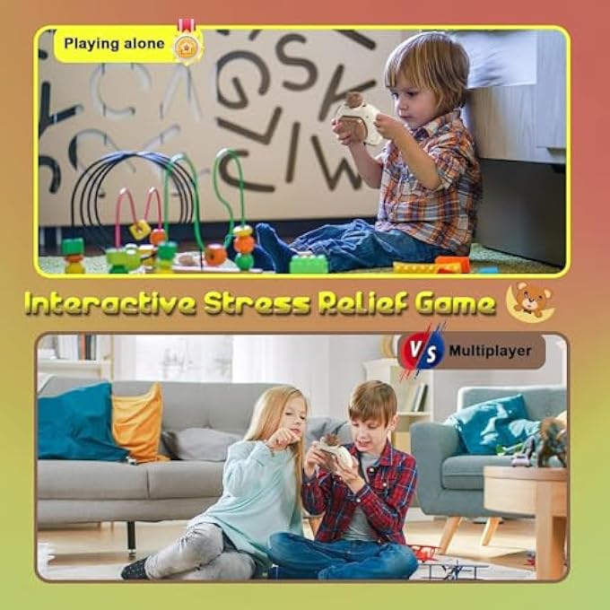 QUICK PUSH BUBBLE COMPETITIVE GAME CONSOLE  FAST REFLEX CHALLENGE, PORTABLE HANDHELD DESIGN, BOOSTS FOCUS & REACTION TIME, STRESS-RELIEF TOY FOR KIDS, PERFECT FOR TRAVEL & PLAYDATES  FUN SENSORY BRE - Image 4