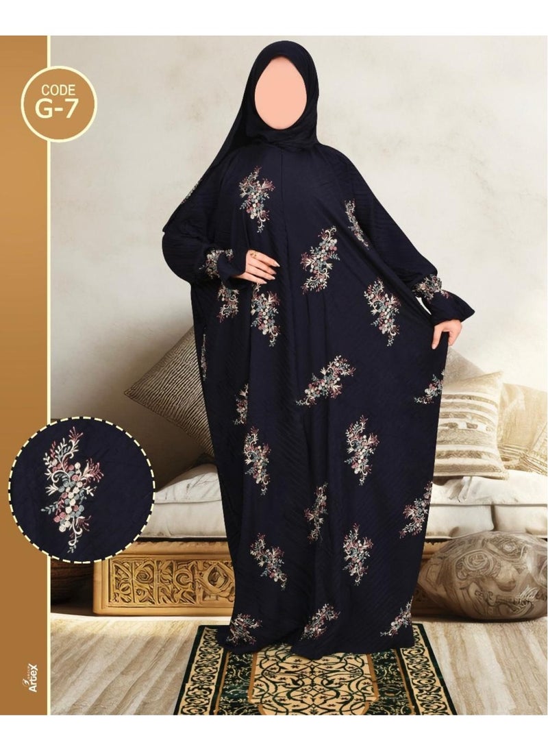 Generic - A very soft and comfortable one-piece prayer sheet that includes a veil and covers the entire body with a uniform and wide size suitable for all bodies. - Image 1