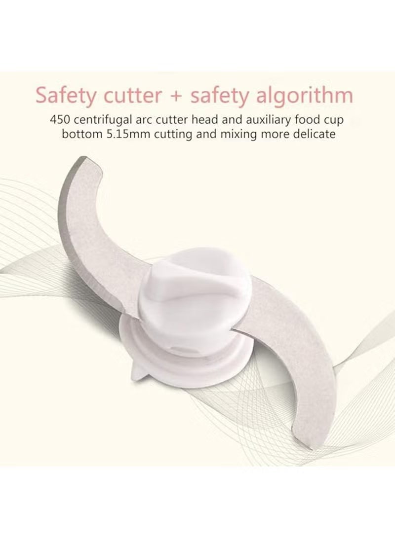 صانع أغذية الأطفال، معالج أغذية الأطفال الصغار، خلاط ومطحنة بخارية محمولة، للطهي التلقائي وإعداد وجبات صحية، مثالي لصنع هريس الخضار وأغذية الأطفال المغذية محلية الصنع - Image 5