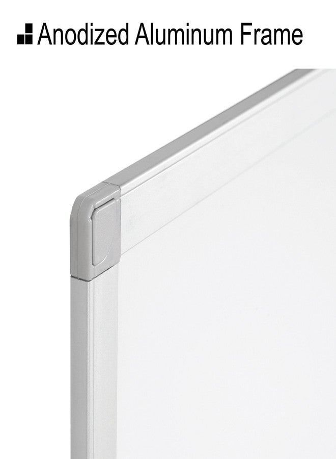 BoardsPlus 24" x 18" Magnetic Dry Erase Whiteboard, Premium Small Porcelain Wall Mounted White Board with Aluminum Frame for The Home or Office - Image 4