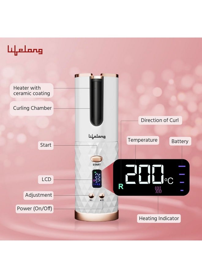 Lifelong Hair Curler For Women - Professional Styling Tools, Curling Iron, Automatic Hair Roller Machine&Curl Up With Hot Rollers Hair Styler Kit For Effortless Waves&Curls With Heat Control,White - pzsku/ZA7952C4F29816862B38FZ/45/_/1736426725/1d9fc2ee-e611-4831-b11d-9dffffaee867