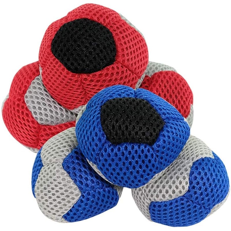 BULZiBUCKET Hacky Sacks 8 Pk. Hand Woven Hacky Sacks Next Generation Cornhole Game, Also Used for Hand Juggling, & Foot volley's. - Image 2