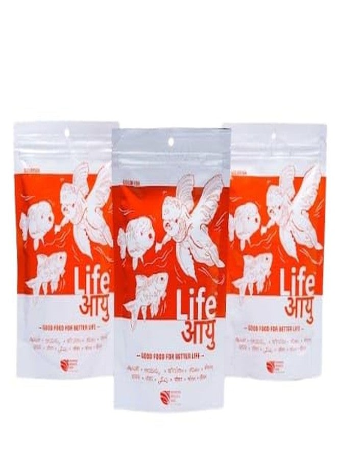 THE BRREED Aquarium Product India Goldfish 100Gram (Small) Pack of 3 - Image 1