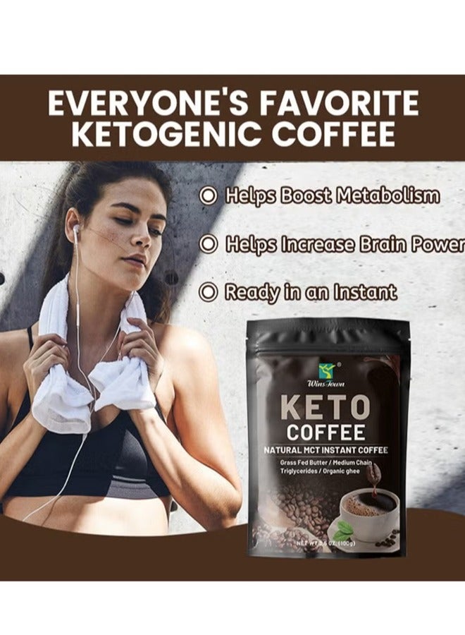 Winstown Ketogenic High Performance Weight Loss Coffee Blend to Support Energy and Metabolism 3.5 oz.  - Image 3