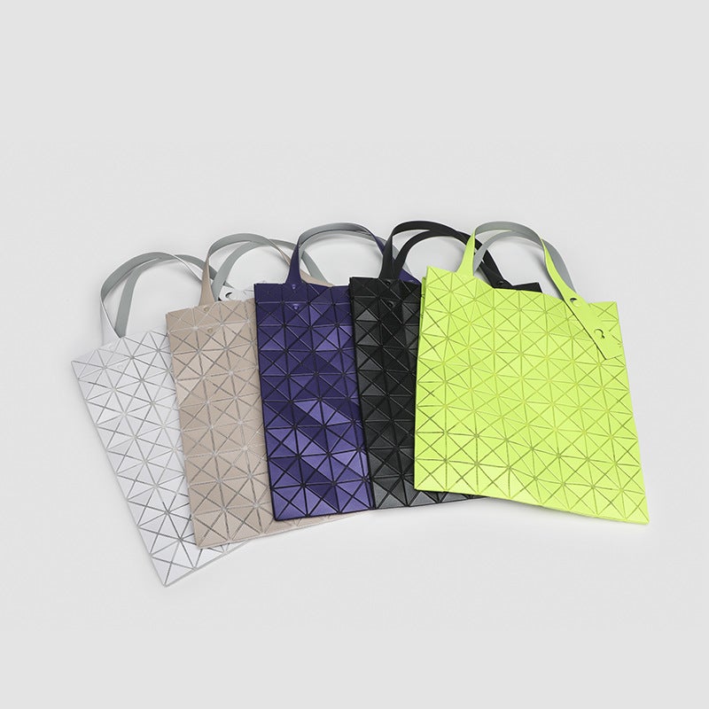 Japanese Summer Niche High-End Shoulder Underarm Bag Large Tote Bag Portable Geometric Diamond Bag - Image 5
