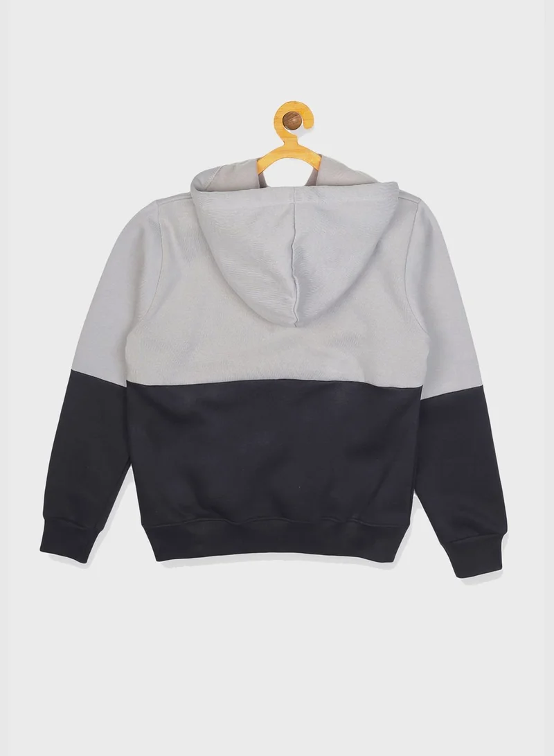Instafab Color block Hoodie