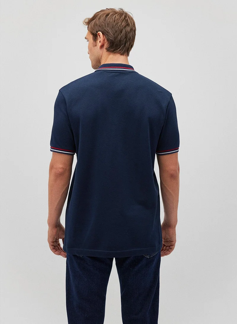 مافي Navy Polo T-Shirt