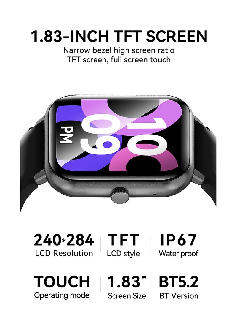 Bwoo Wa05 Smart Watch Black - Image 5